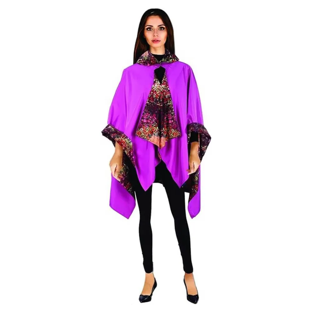 Galleria Enterprises Monet Garden Reversible Rain Cape (Women's)