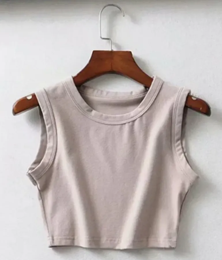 Girl's Sleeveless Crop Top