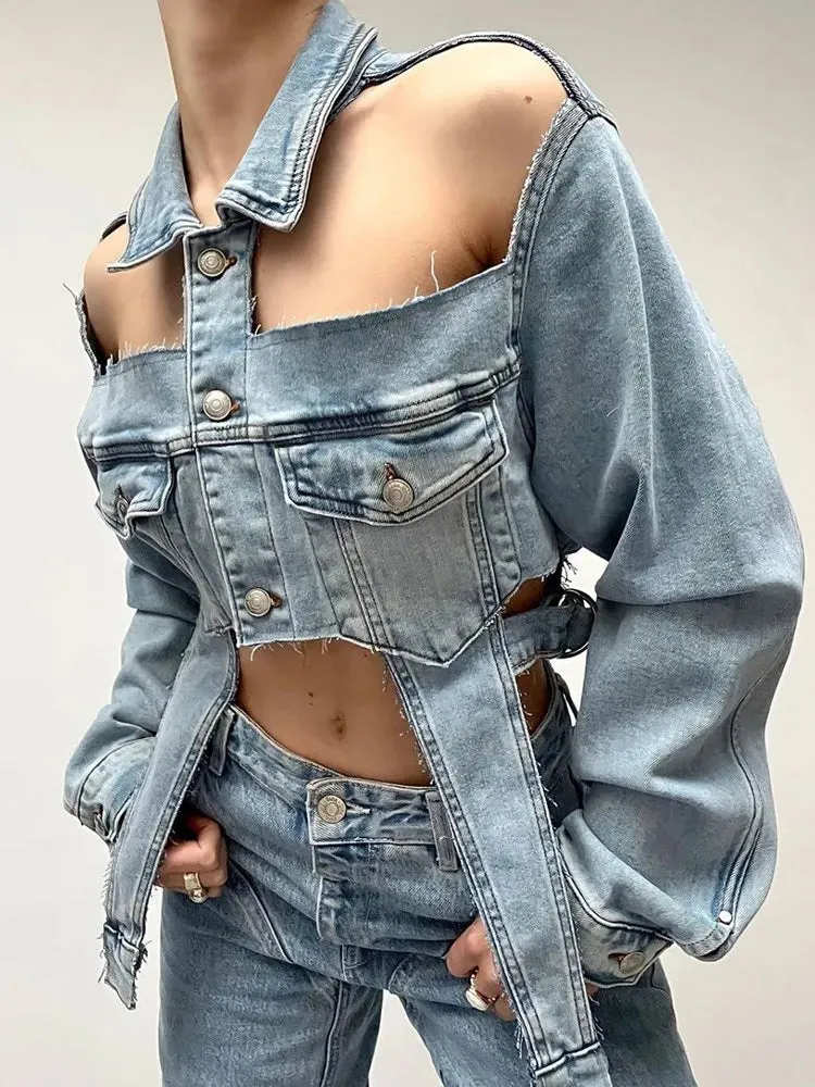 Glasgow Cropped Denim Jacket