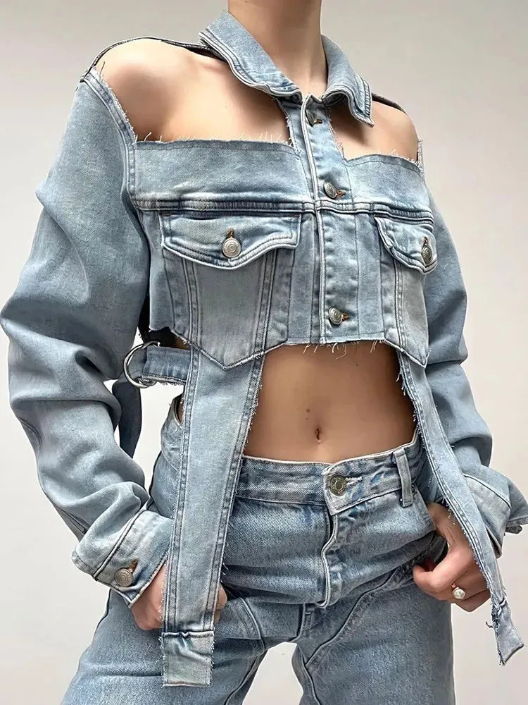 Glasgow Cropped Denim Jacket