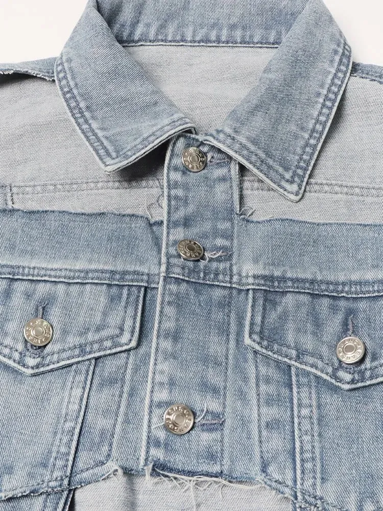 Glasgow Cropped Denim Jacket