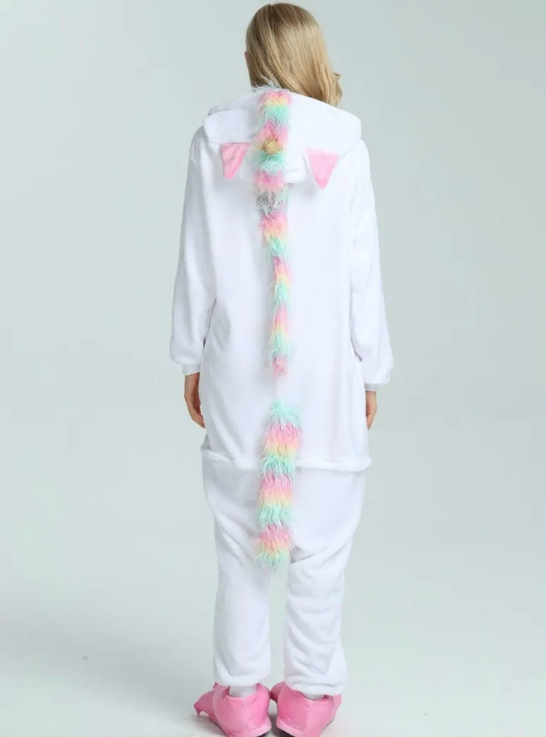 GOLDEN HORN UNICORN COSTUME PAJAMAS