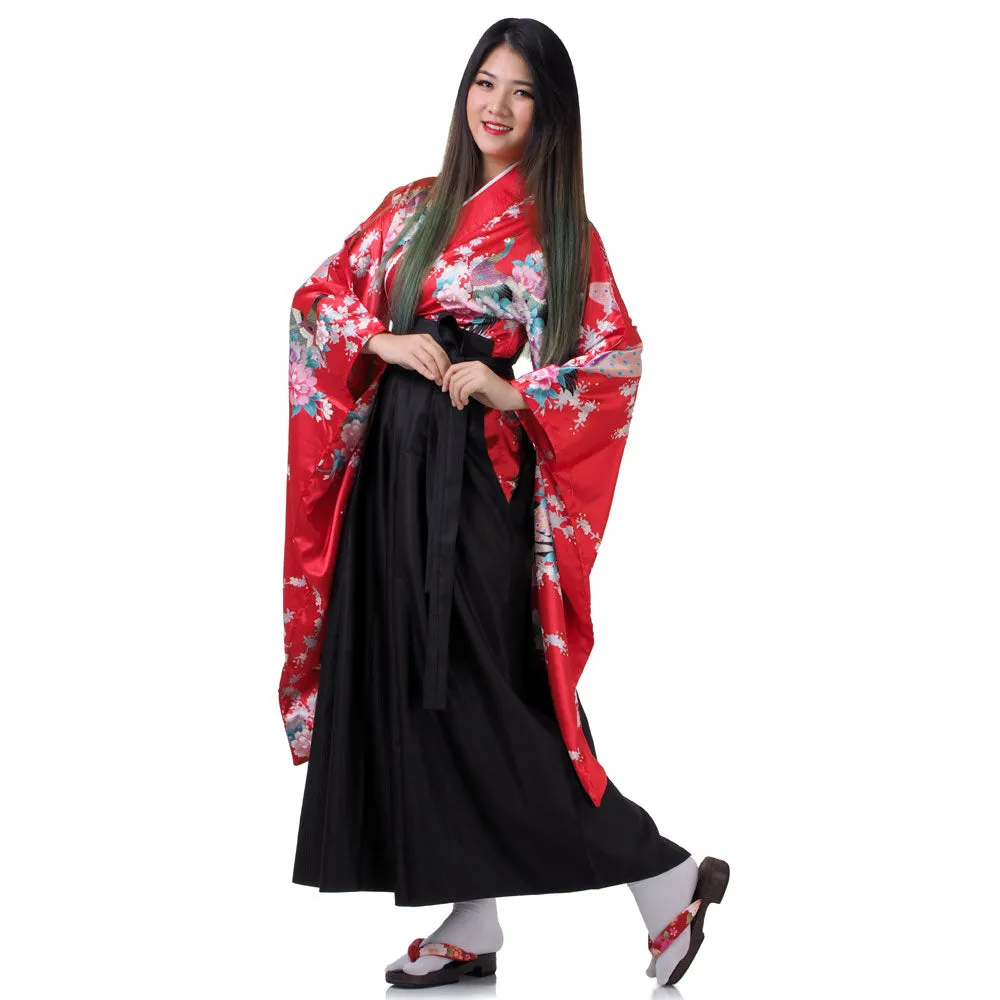 Hana Women’s Kimono Hakama Set Japanese Style