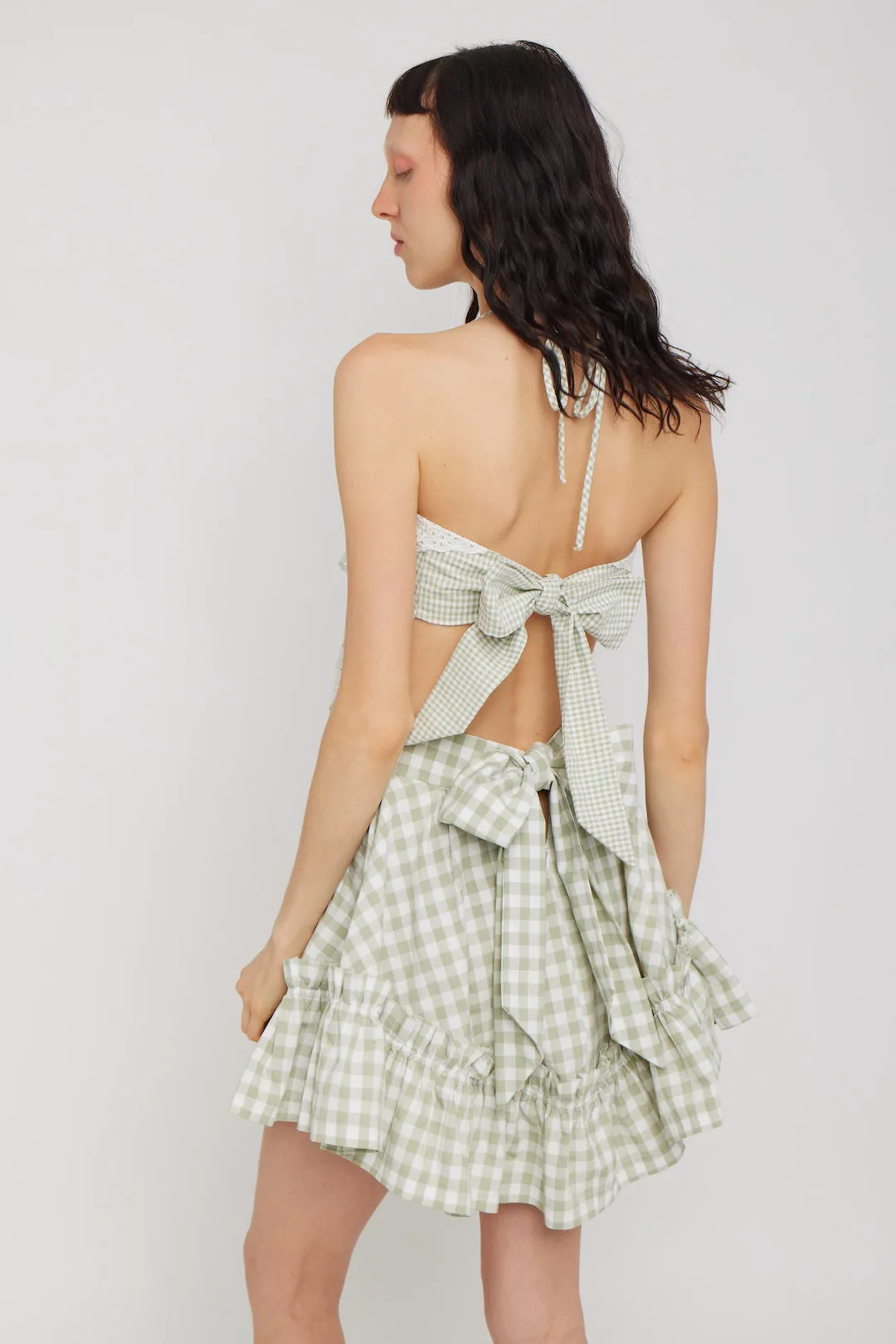 Handkerchief Top Petite Gingham