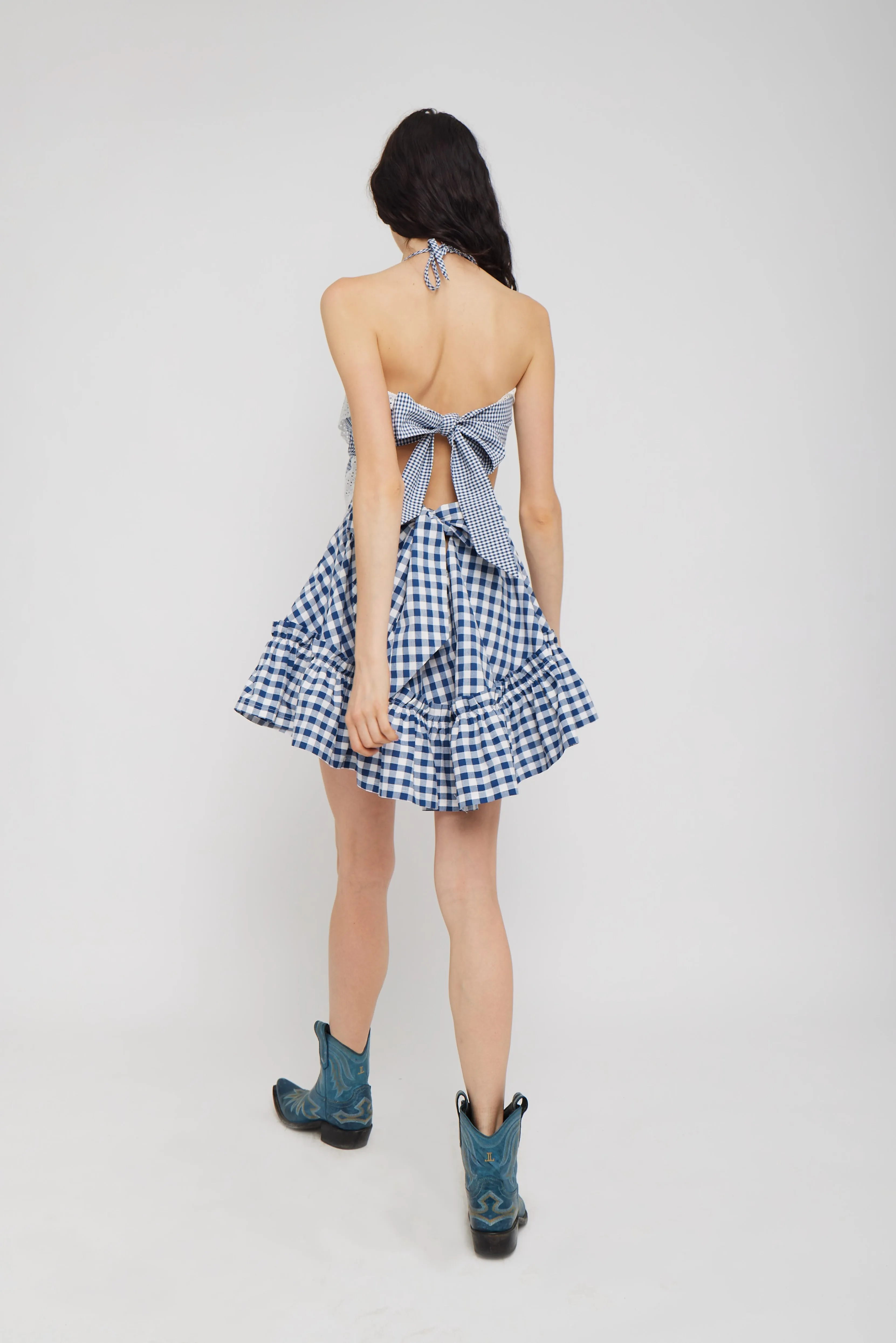 Handkerchief Top Petite Gingham