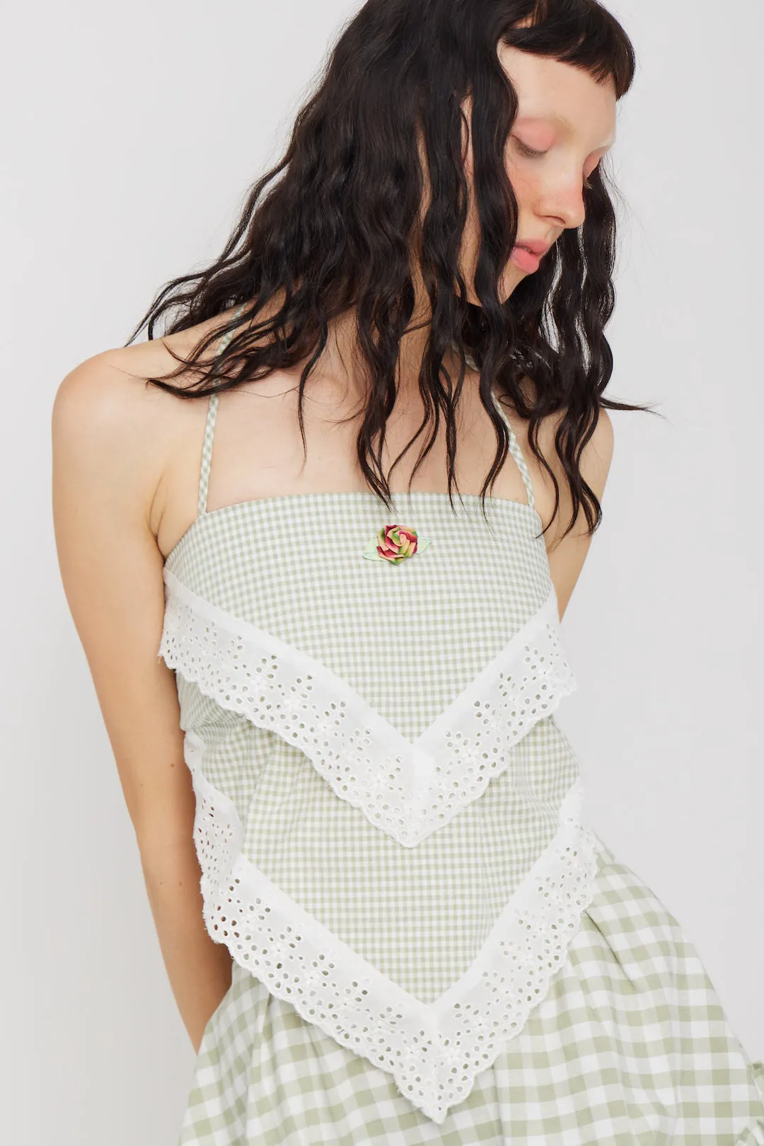 Handkerchief Top Petite Gingham