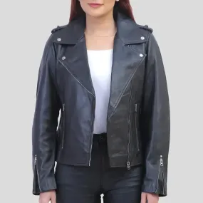 Jessica Womens Asymmetrical Jacket