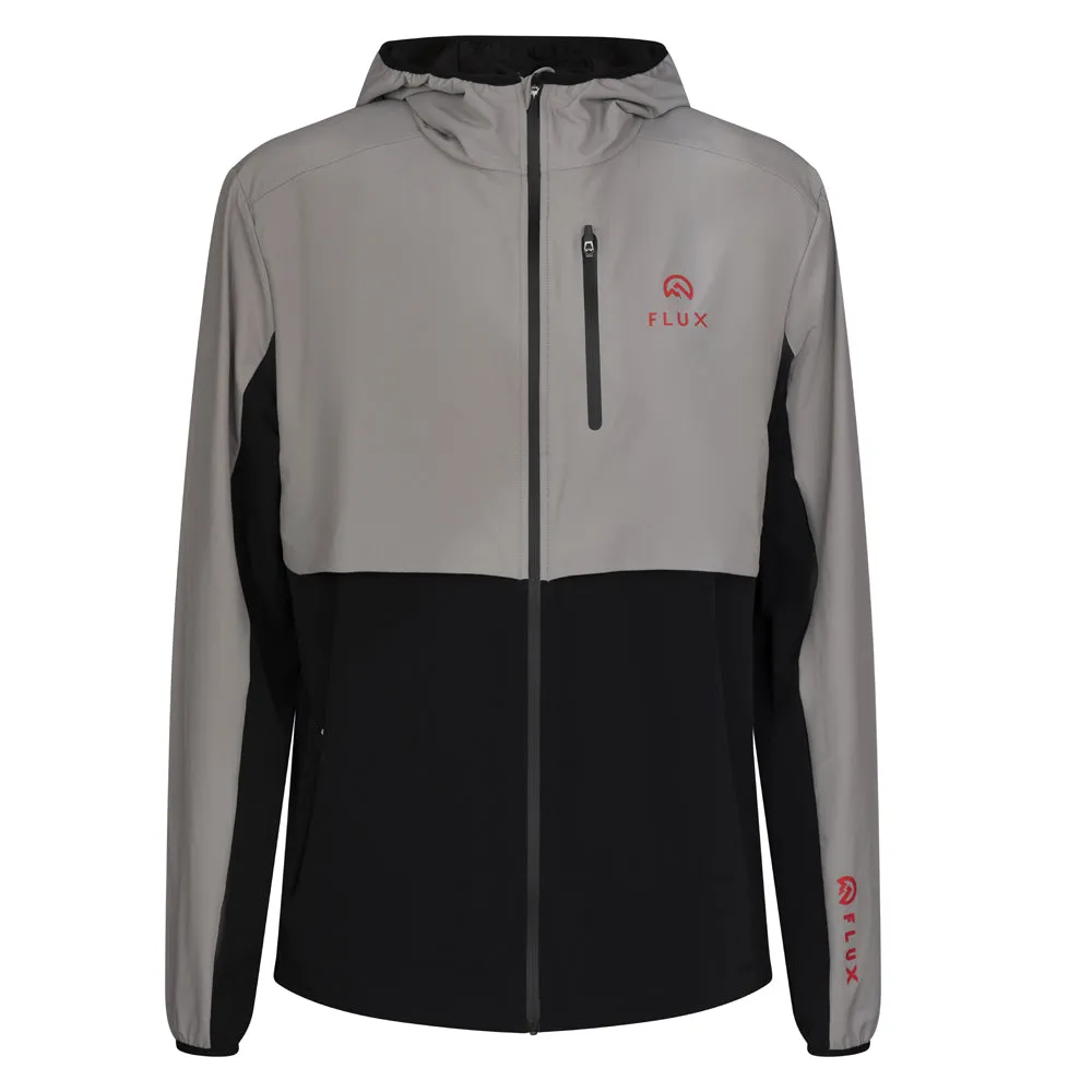 Junior Versatility Tracksuit Jacket - Black/Grey/Red