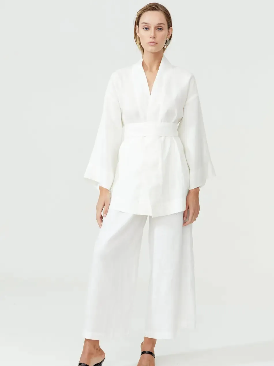 KENIA KIMONO LINEN JACKET