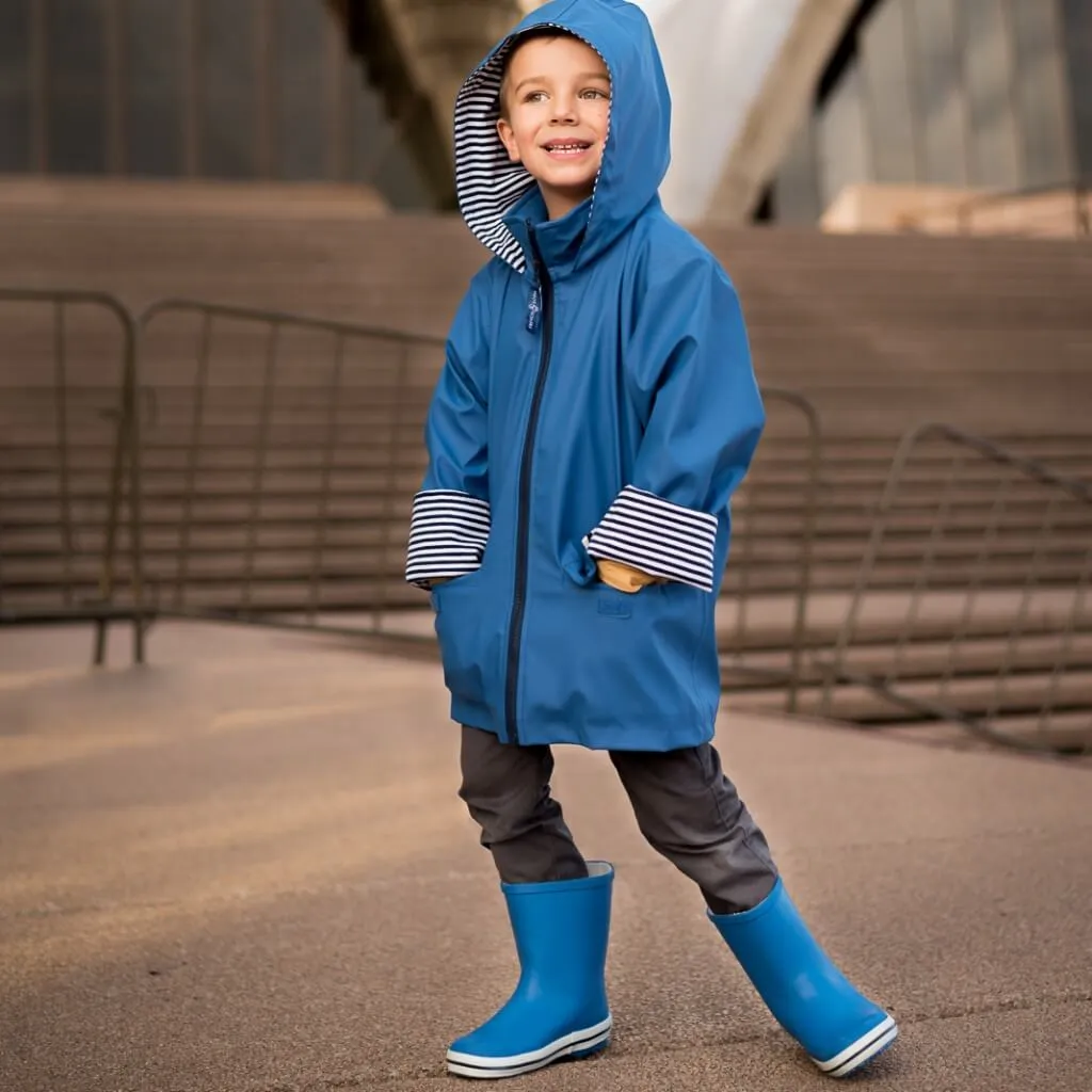 Kids' Blue Raincoat - No Returns - 10 Years Only