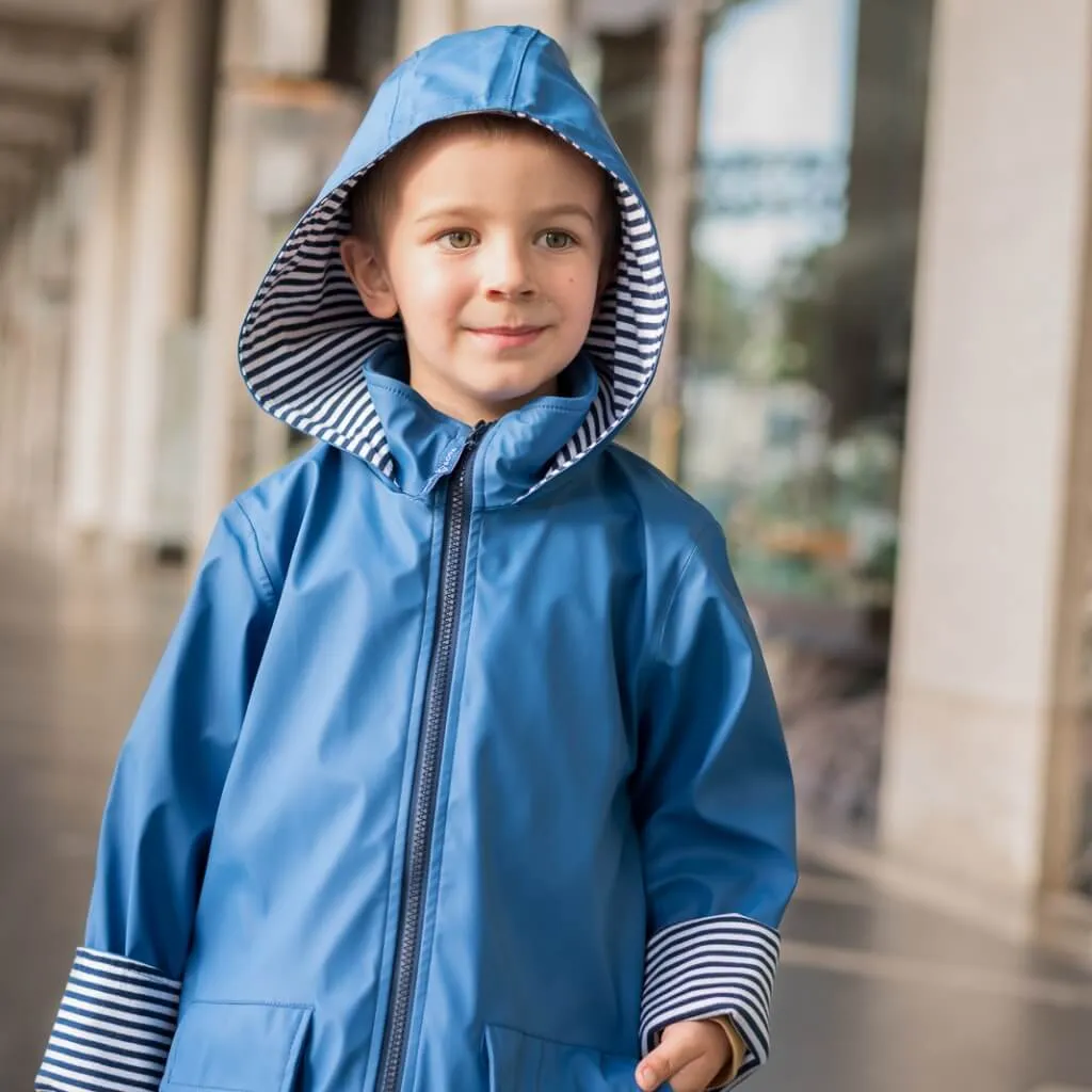 Kids' Blue Raincoat - No Returns - 10 Years Only