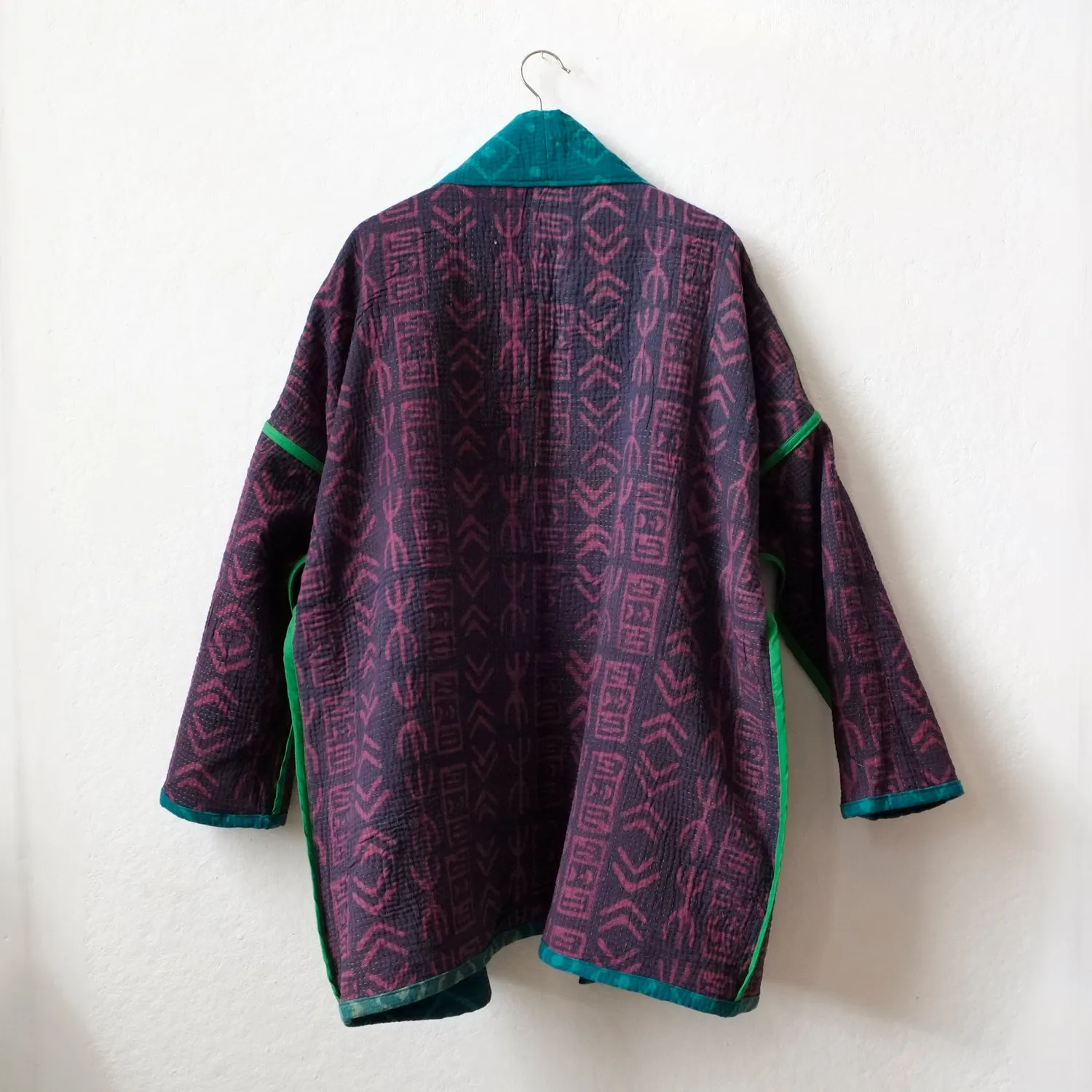 L Turquoise Diamond Norah Jacket LL024