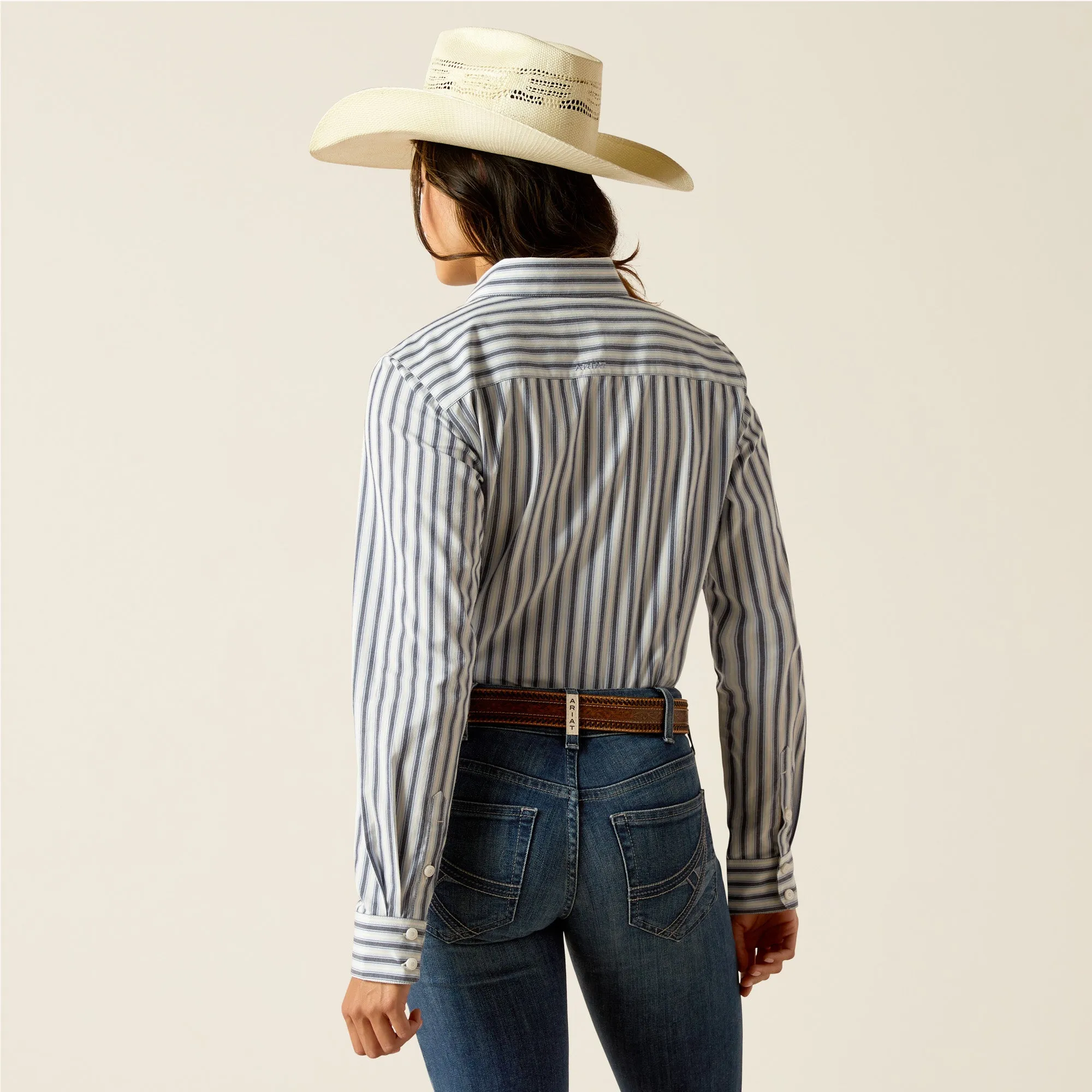 Ladies Ariat Wrinkle Resistant Baja Stripe Kirby Shirt - 10051333