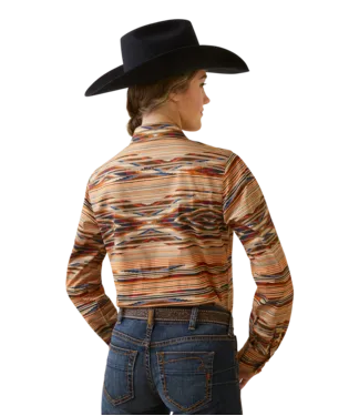 Ladies Ariat Wrinkle Resistant Sunset Saltillo Long Sleeve Shirt - 10046704