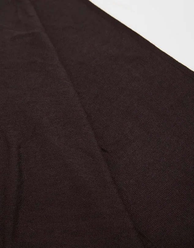 Lightweight Bamboo Cashmere Wool Wrap - Cacao