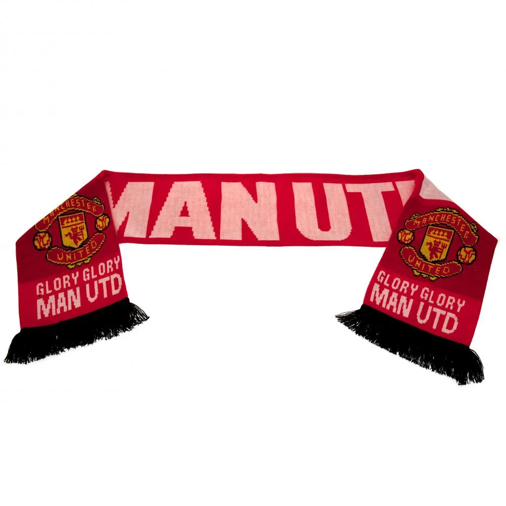 Manchester United FC Scarf GG - Glory Glory Man Utd