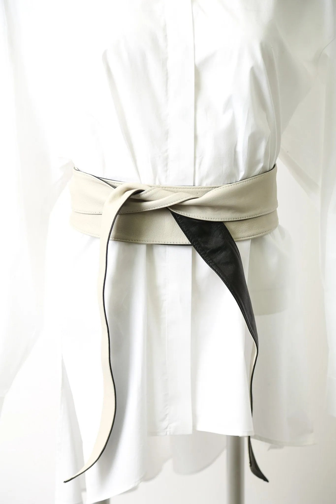 MATINO KIMONO BELT IN LEATHER OR SUEDE