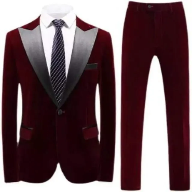 Men wear Custom-Made Slim Fit  Suit