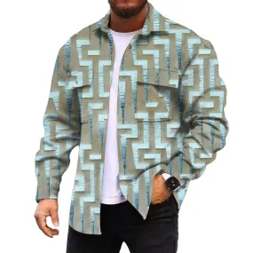 MEN'S FASHIONABLE CASUAL CORDUROY JACKET 68067676YM