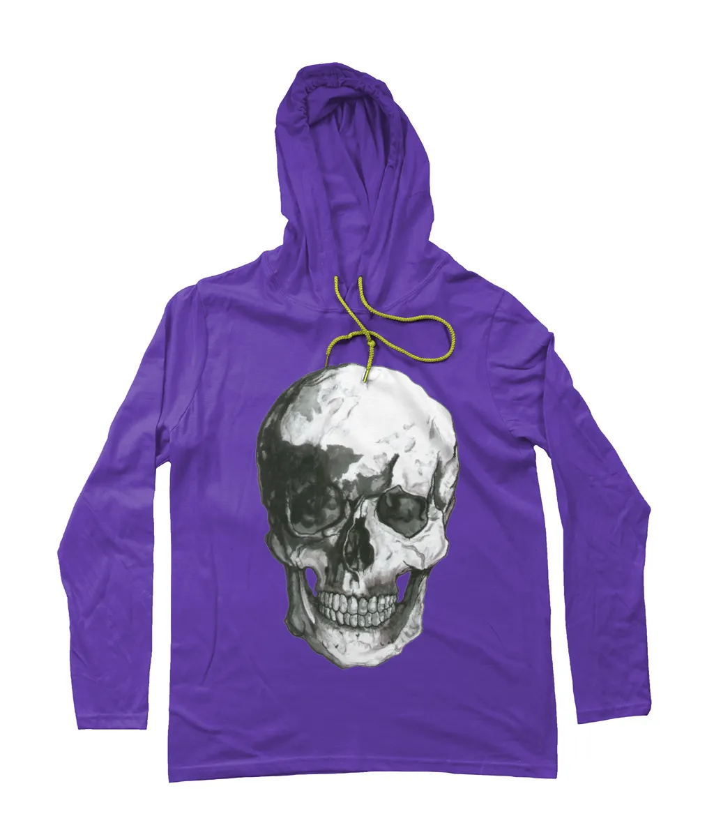 Men's Skull Hoodie Tee by Robert Bowen