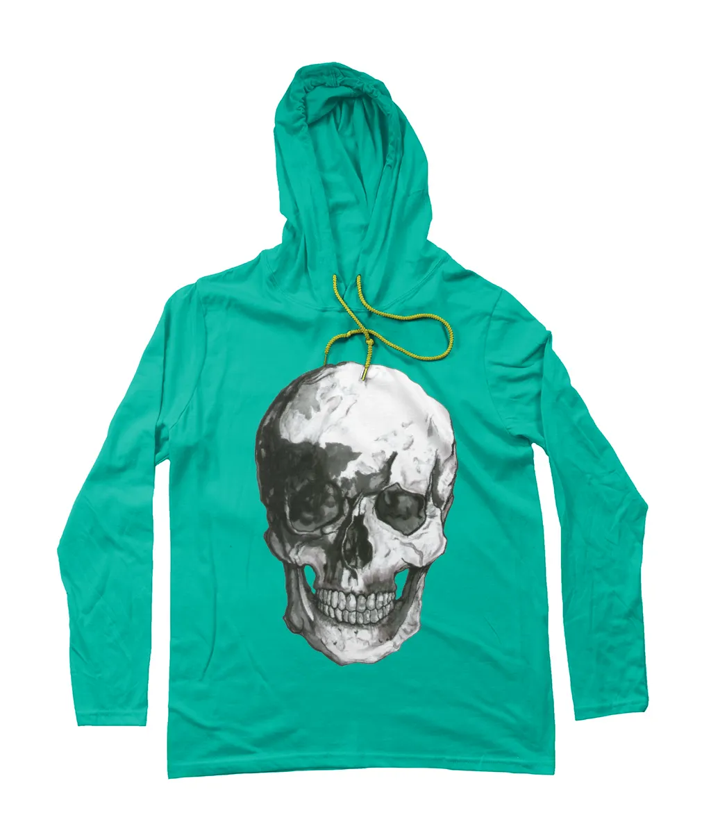 Men's Skull Hoodie Tee by Robert Bowen