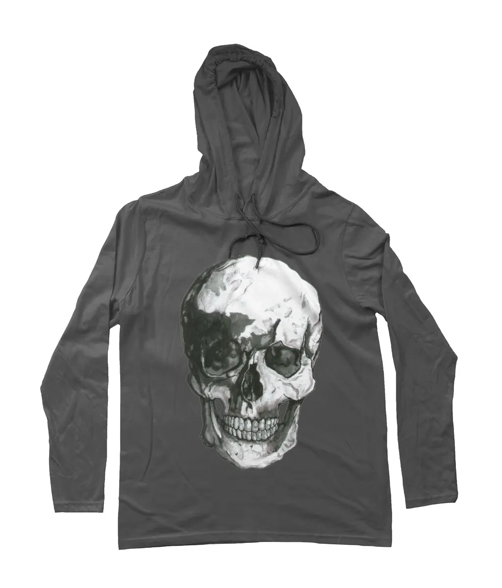 Men's Skull Hoodie Tee by Robert Bowen