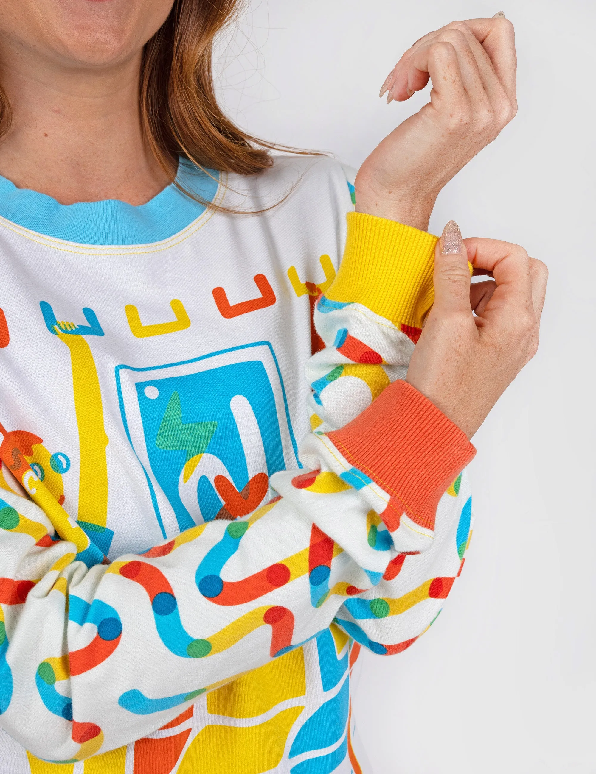 Metro Map Long Sleeve Graphic Tee