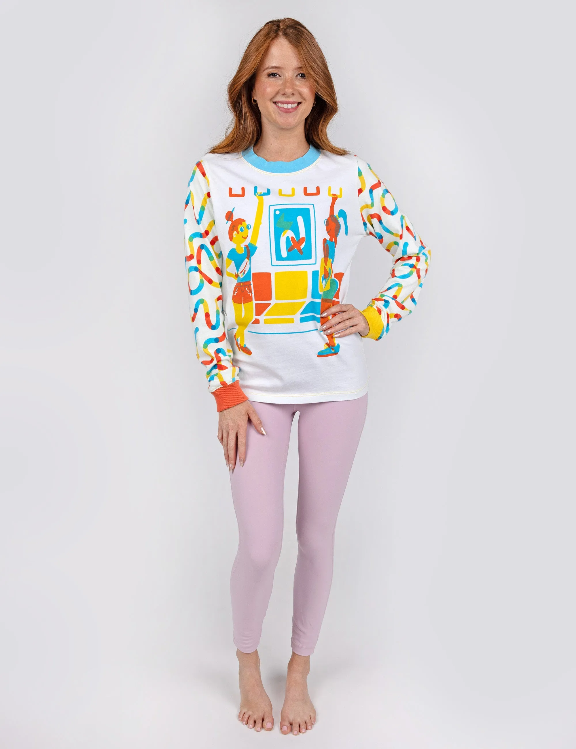 Metro Map Long Sleeve Graphic Tee