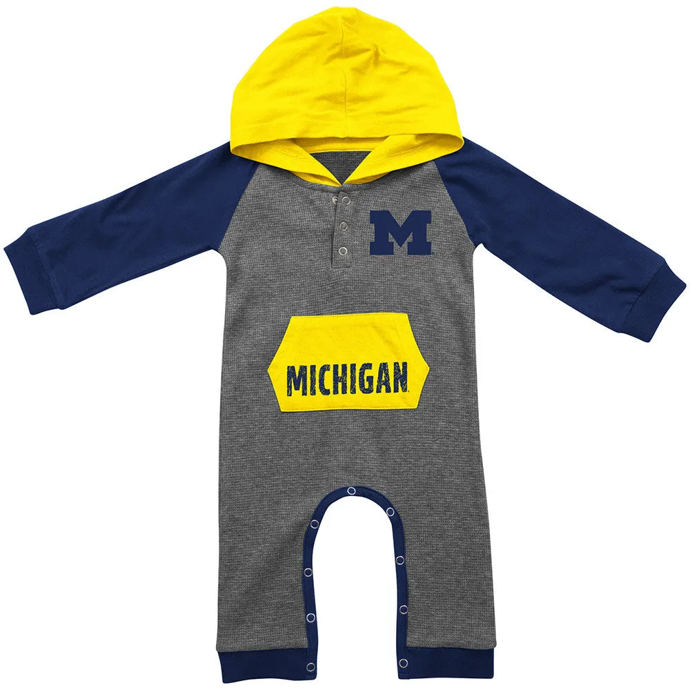 Michigan Thermal Hooded Romper