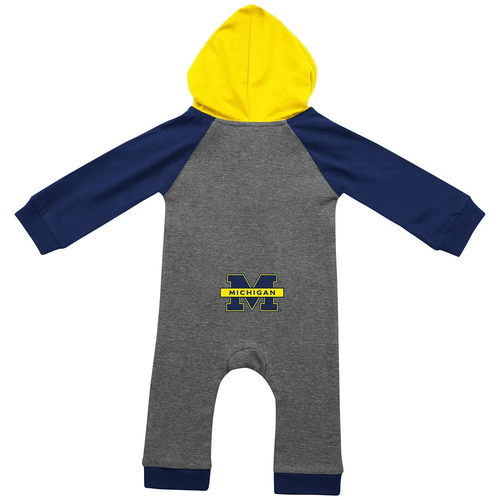 Michigan Thermal Hooded Romper