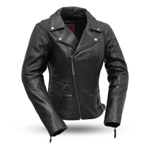 Monte Carlo - Women's Leather Motorcycle Jacket