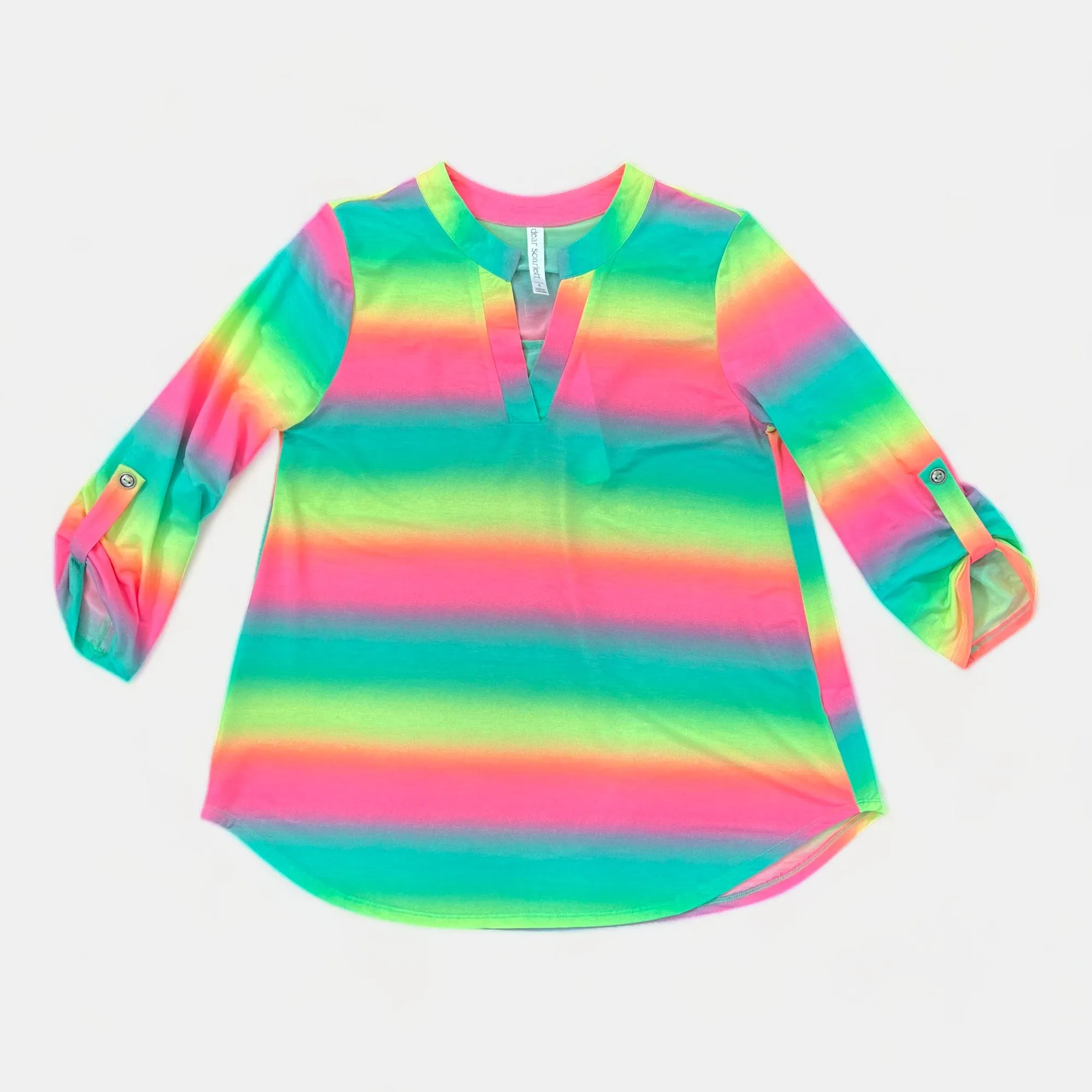 Multi Stripe Lizzy Top [NO RETURNS]