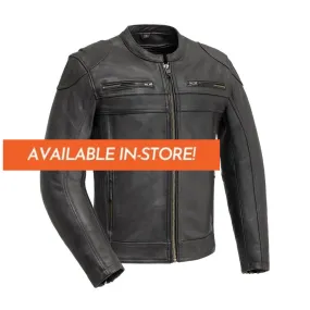 Nemesis Men's Motorcycle Leather Jacket - Extreme Biker Leather