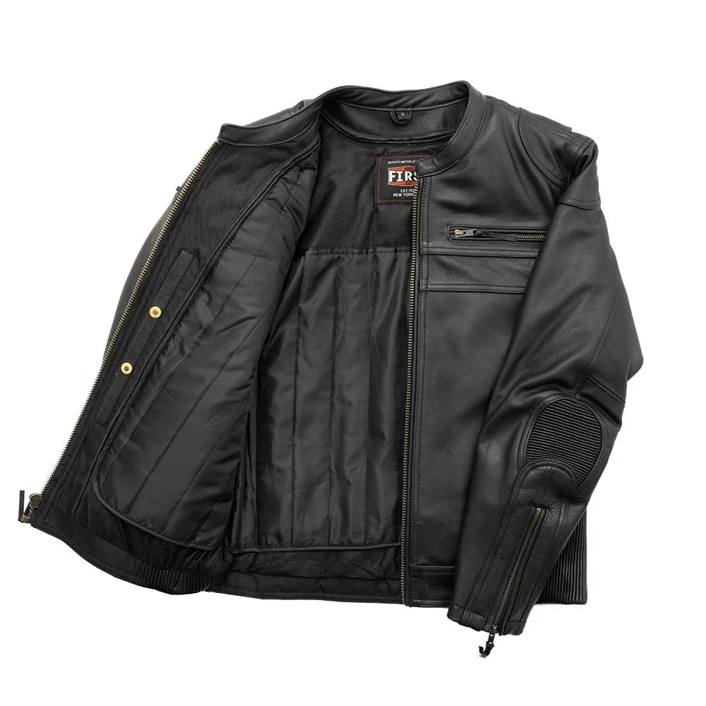 Nemesis Men's Motorcycle Leather Jacket - Extreme Biker Leather