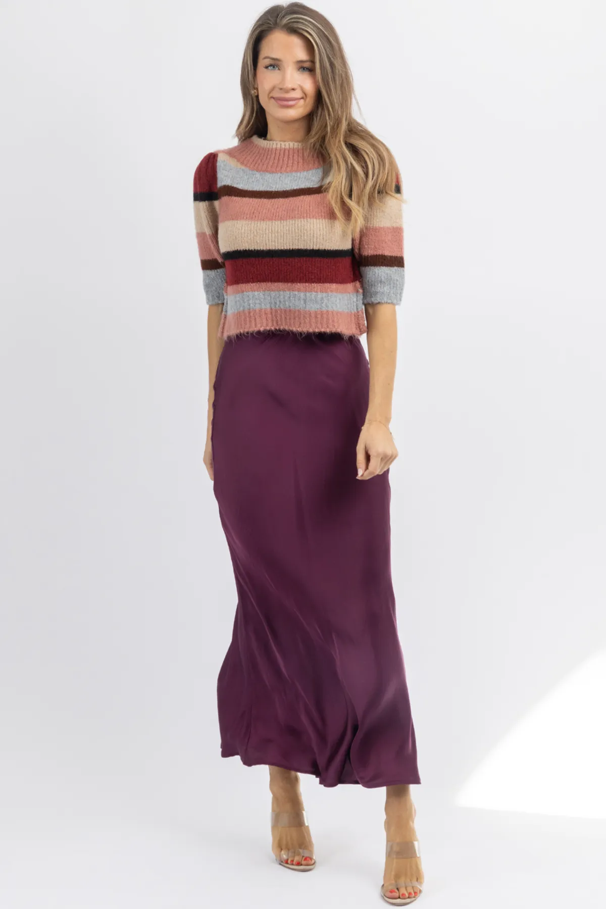 NIGHT GAZE SANGRIA SKIRT