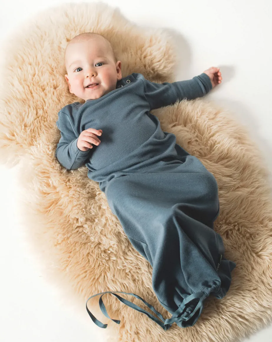 Nui Organics Merino Thermal Sleep Gown