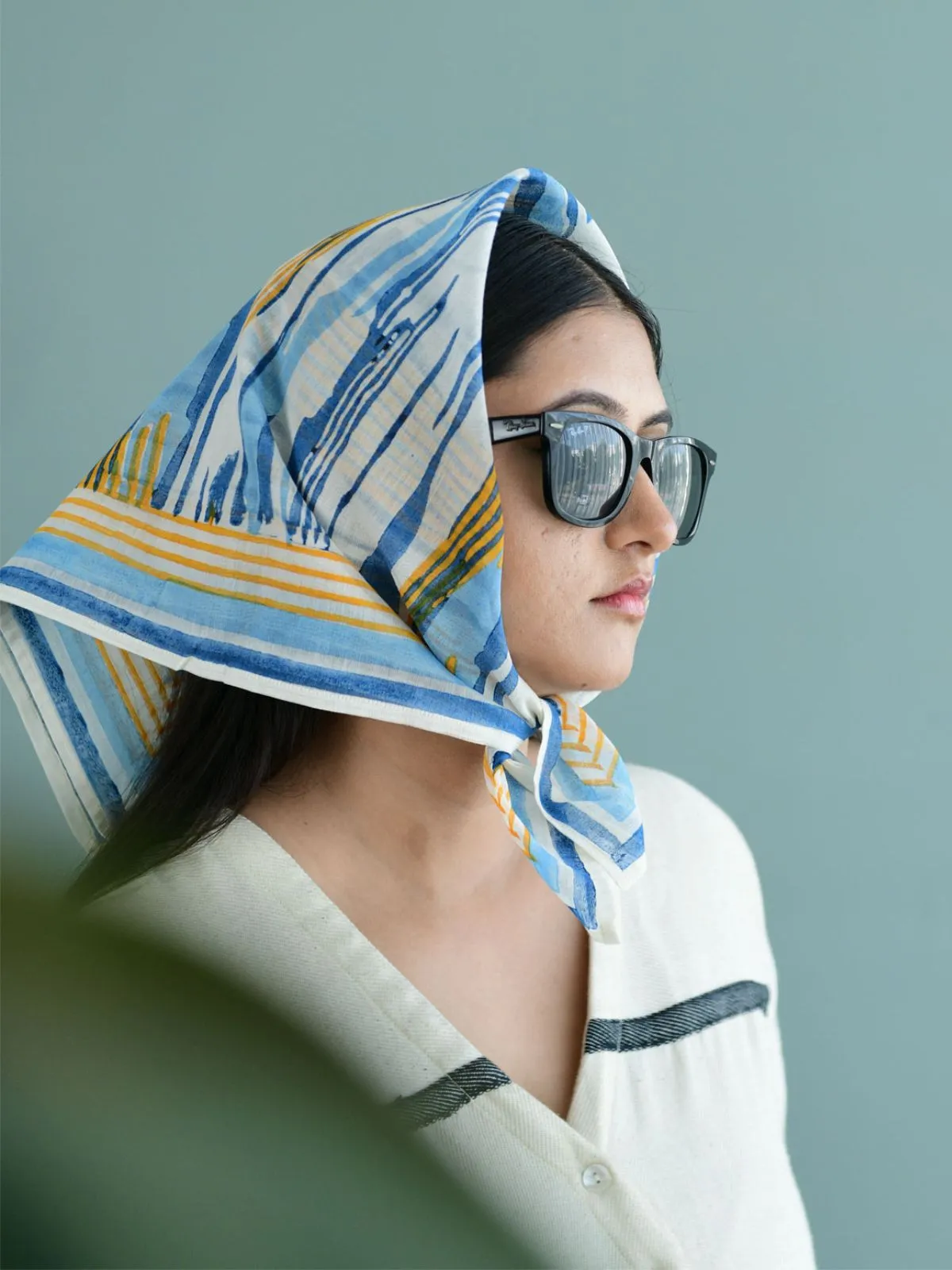 Ocean Square Head Scarf