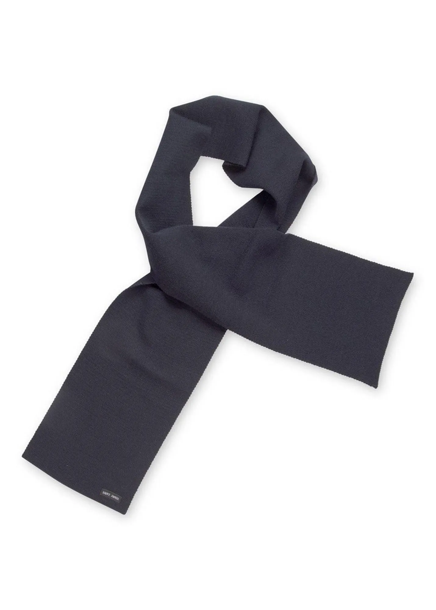 Plain scarf - in pure new wool (MARINE)