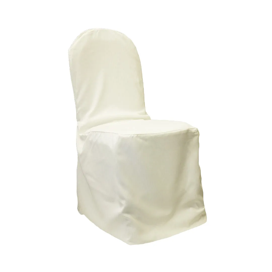 Polyester Banquet Chair Cover - Ivory