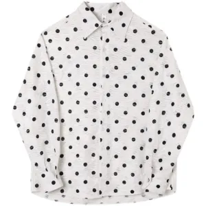 Pre Order:  Soft Stripe Polka Dot Long Sleeve Shirt