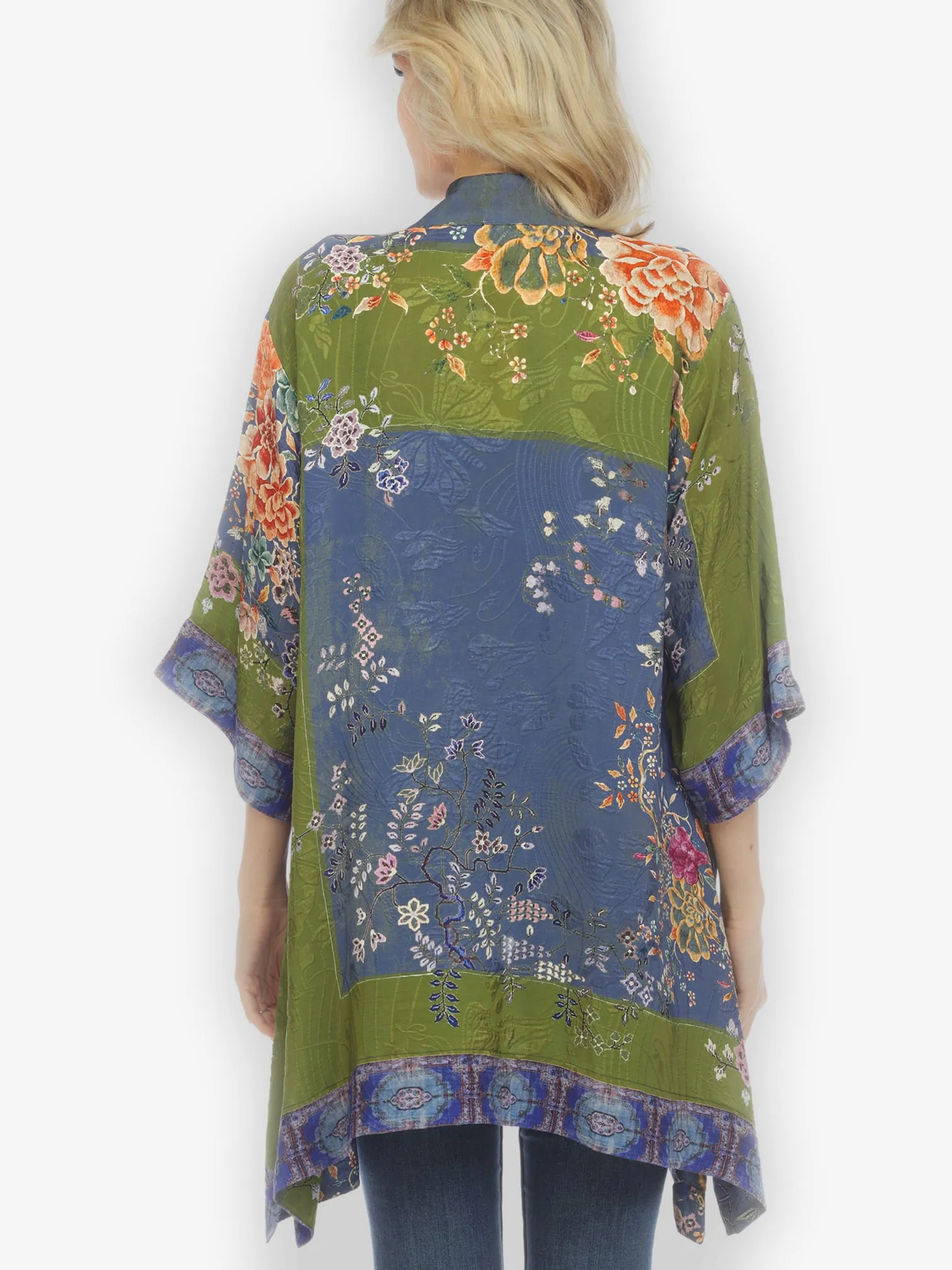 Queenly Radiant Charm Silk Kimono