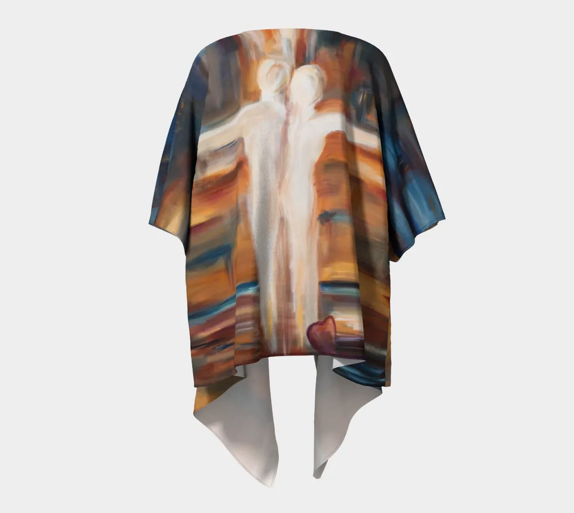 "Family" - Draped Kimono