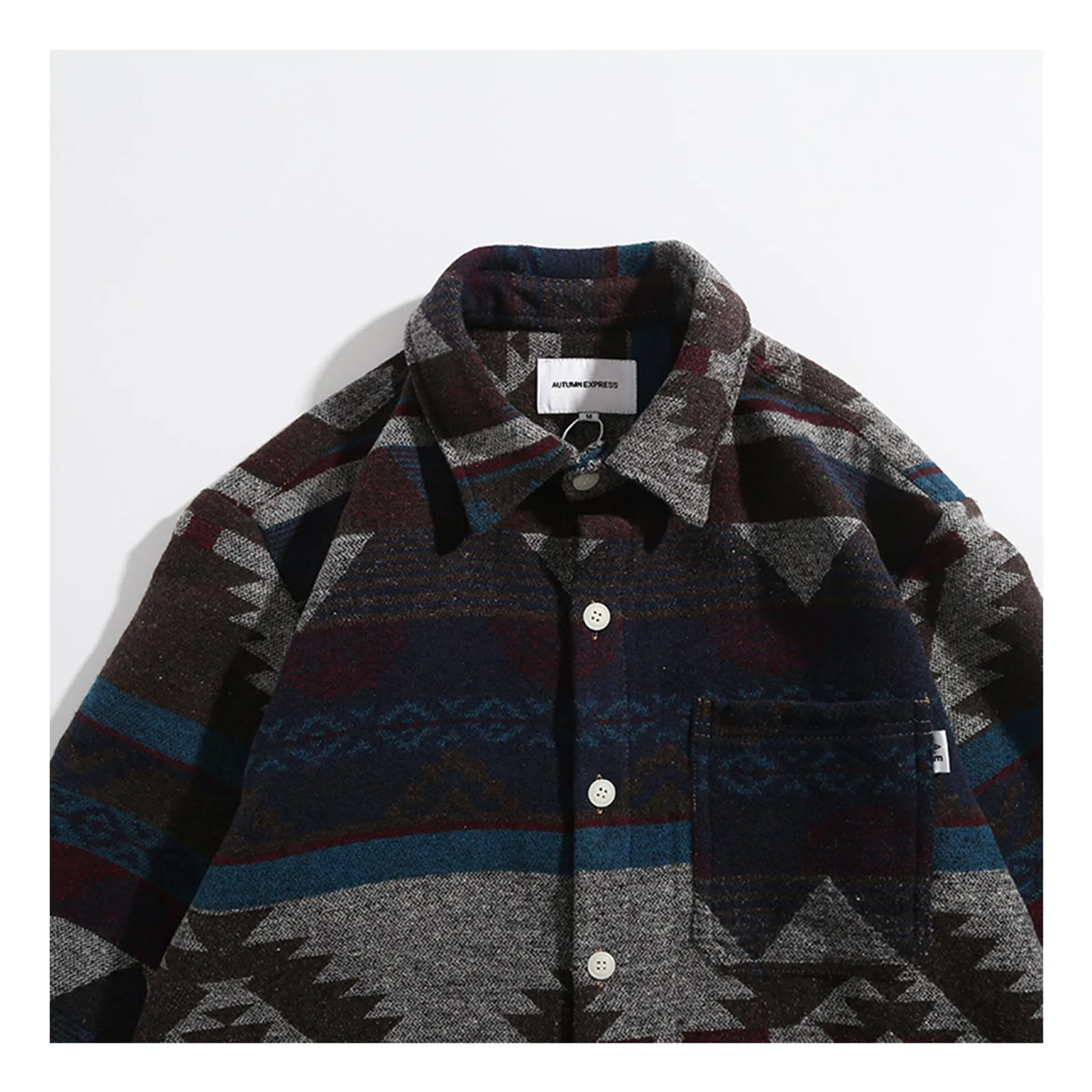 Raglan Sleeve Woolen Jacket