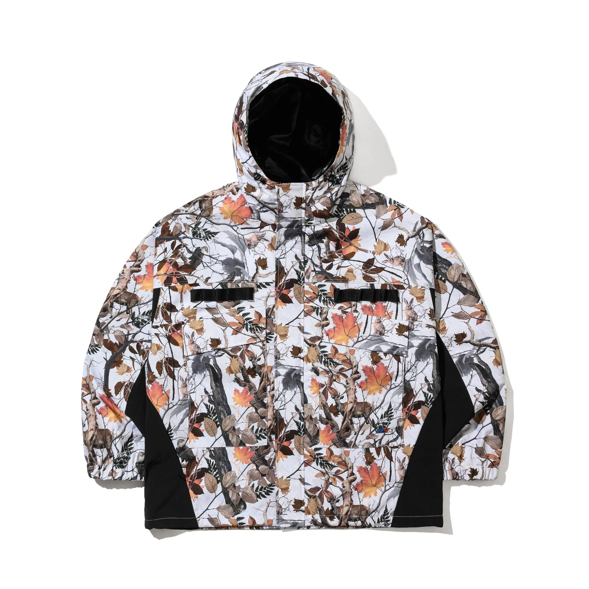 REFINED HOODED JACKET REALTREE WHITE