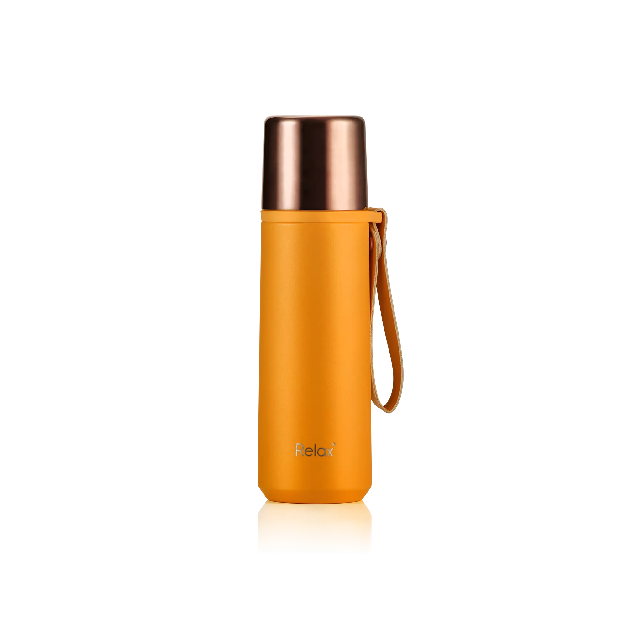 RELAX 500ML VINCCI STAINLESS STEEL THERMAL FLASK - MARIGOLD