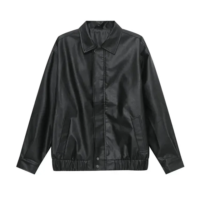 Retro Style PU Leather Jacket