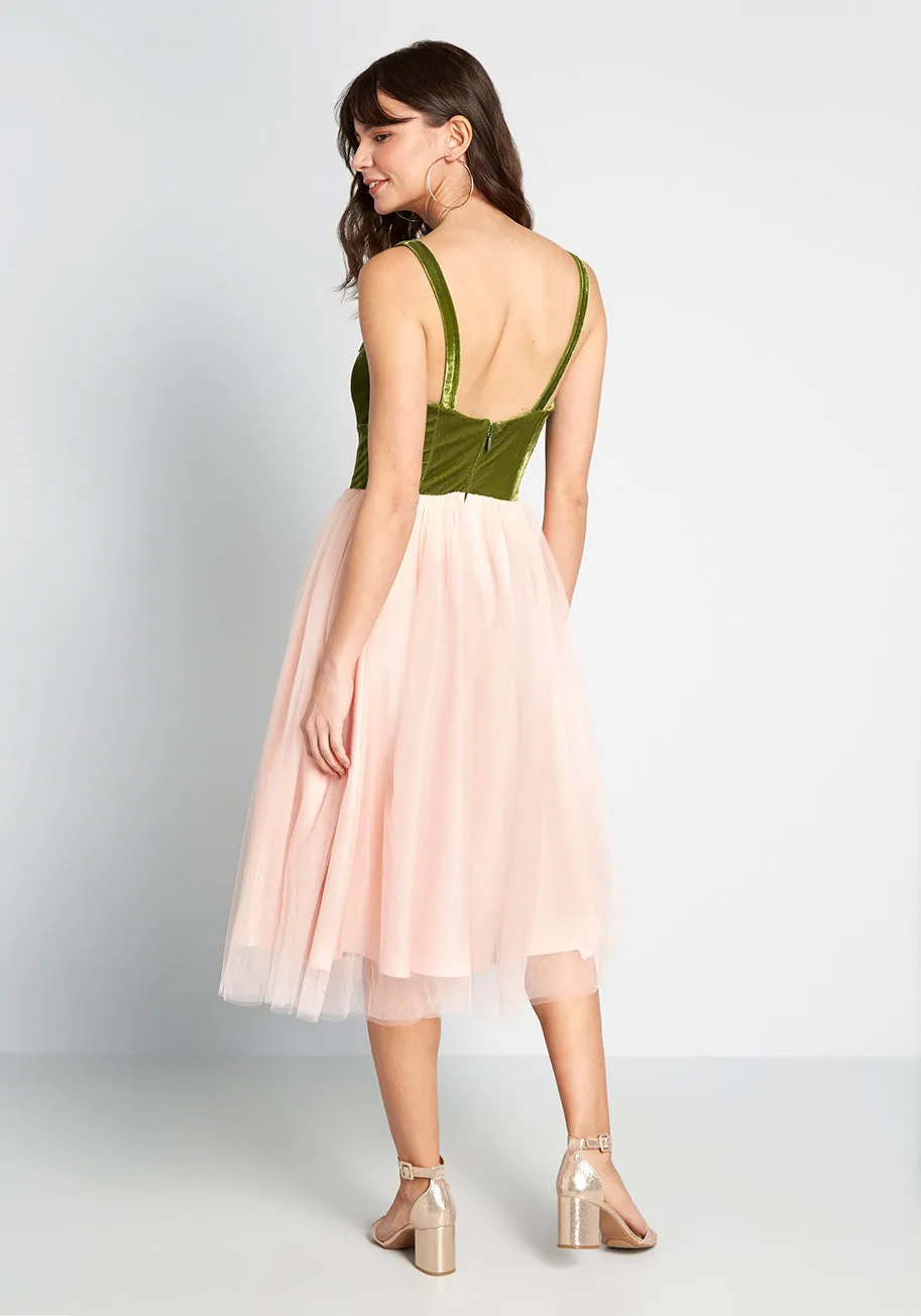 Rose Garden Party Twofer Dress