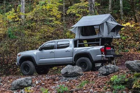 Rough Country Rooftop 3 Person Overlanding Tent w/ Built in LED Lighting