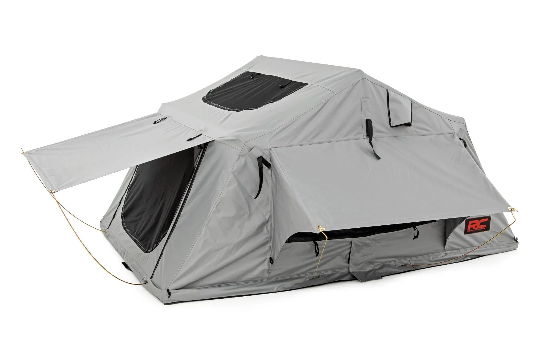 Rough Country Rooftop 3 Person Overlanding Tent w/ Built in LED Lighting