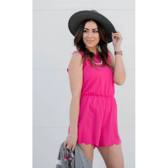 Scalloped Romper